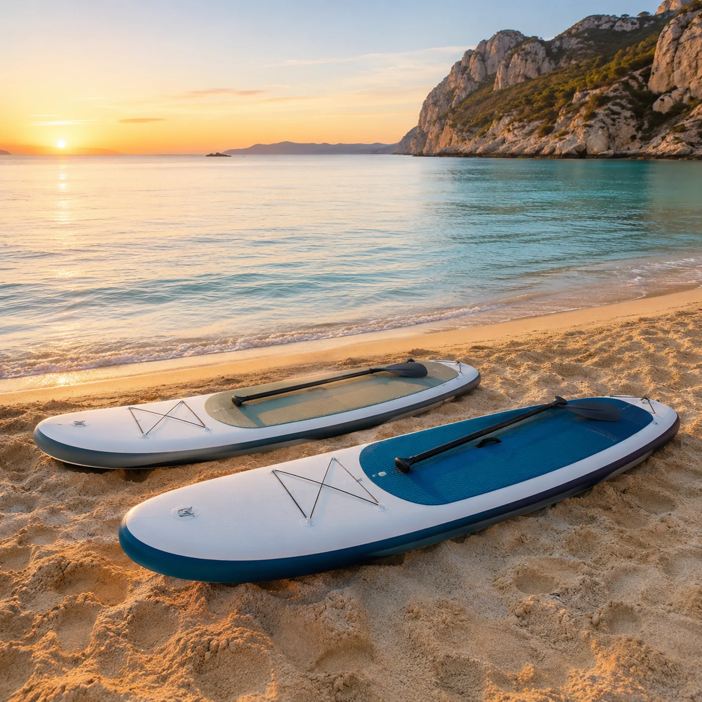 Premium-SUP-Boards zum Mieten. Abholung in Dénia, kostenlose Lieferung an der Costa Blanca von Altea bis Gandía.